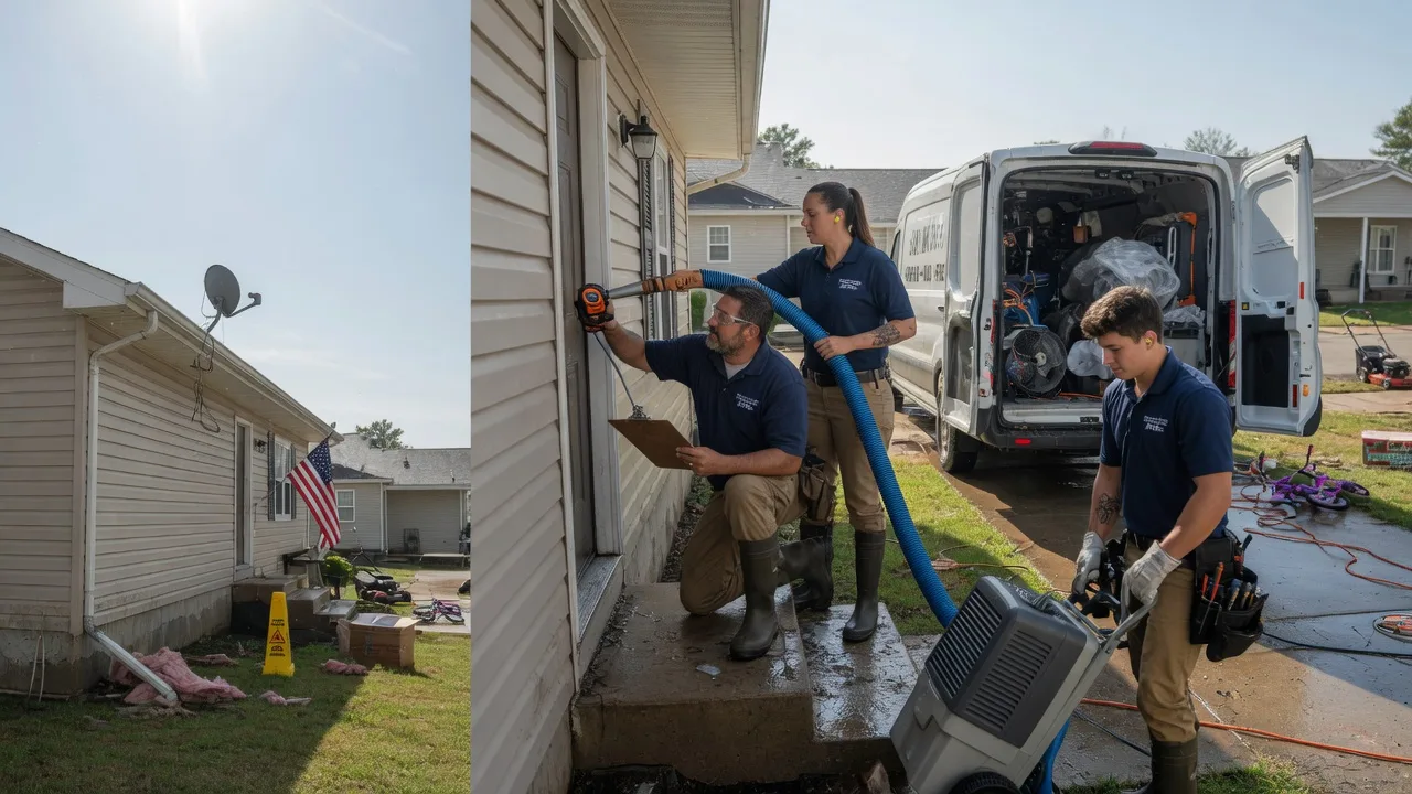 Ceiling Water Damage Restoration in Batchtown, IL near me