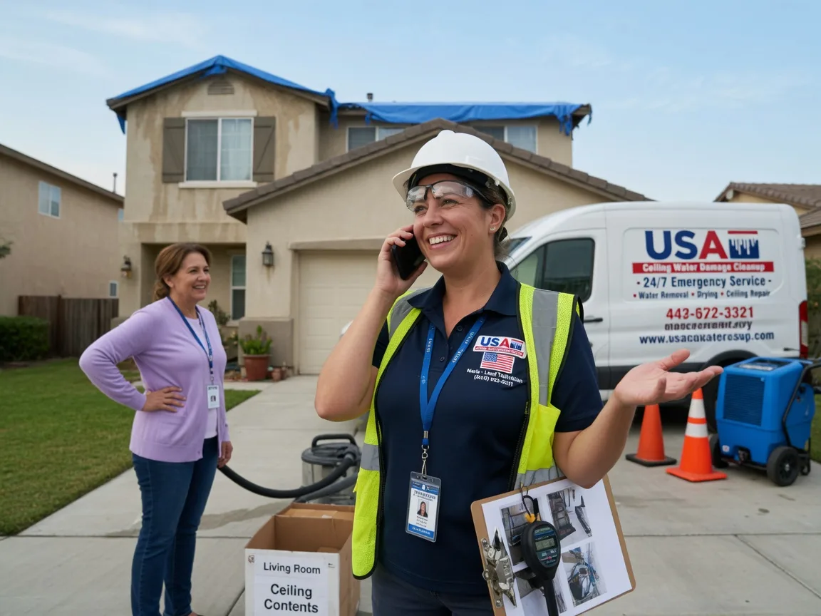 Ceiling Water Damage Restoration Batchtown, IL FAQs